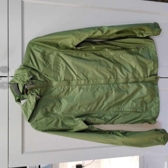 Eddie Bauer Green rain jacket - Picture 1 of 7